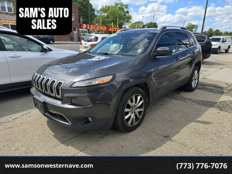 2014 Jeep Cherokee for sale at SAM'S AUTO SALES in Chicago IL