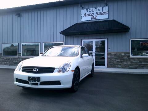 2006 Infiniti G35 for sale at Route 111 Auto Sales Inc. in Hampstead NH