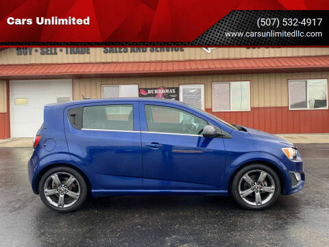 2014 Chevrolet Sonic for sale at Cars Unlimited in Marshall MN