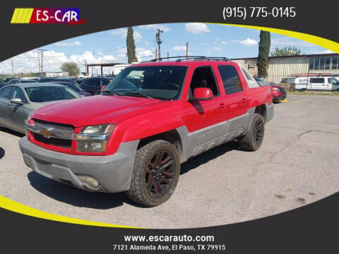 2002 Chevrolet Avalanche for sale at Escar Auto in El Paso TX