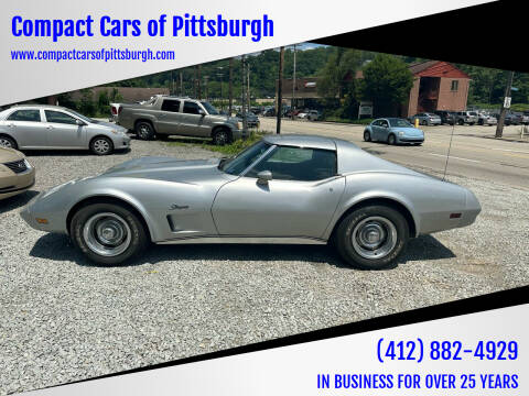 1974 Chevrolet Corvette for sale at Compact Cars of Pittsburgh in Pittsburgh PA