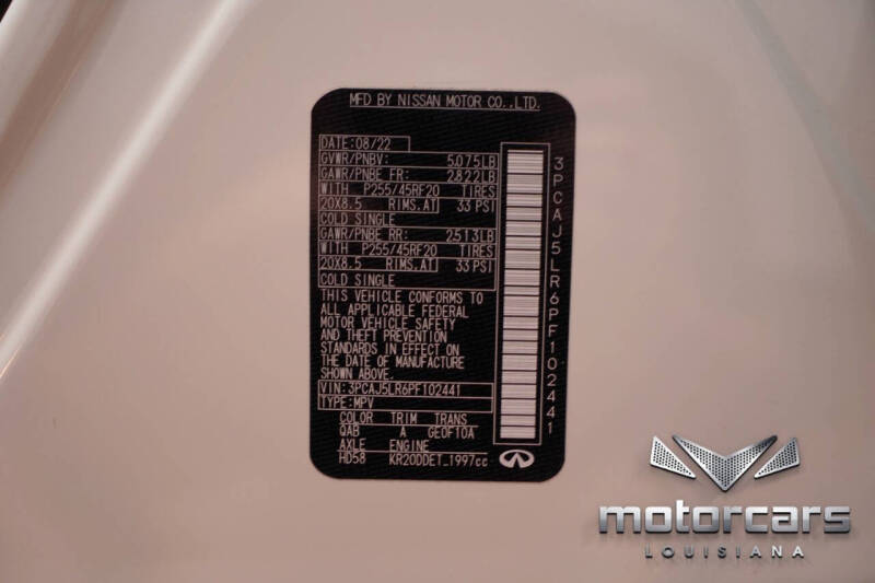 2023 Infiniti QX55 Sensory