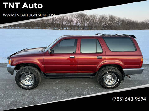 1991 Toyota 4Runner for sale at TNT Auto in Gypsum KS