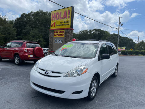 2010 Toyota Sienna for sale at NO FULL COVERAGE AUTO SALES LLC in Austell GA