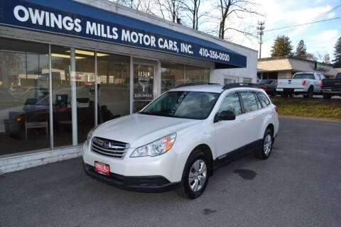 2011 Subaru Outback for sale at Owings Mills Motor Cars in Owings Mills MD