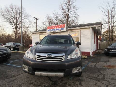 2012 Subaru Outback for sale at Midway Cars LLC in Indianapolis IN