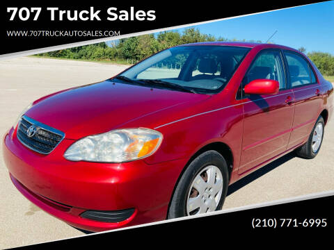 2007 Toyota Corolla for sale at BRACKEN MOTORS in San Antonio TX