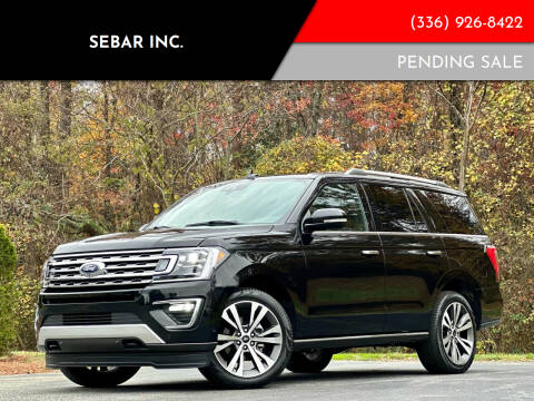 2021 Ford Expedition for sale at Sebar Inc. in Greensboro NC