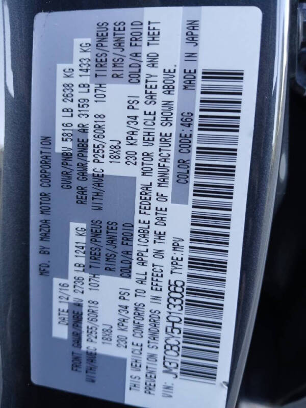 2017 Mazda CX-9 Touring