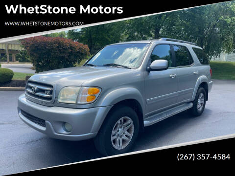 2004 Toyota Sequoia for sale at WhetStone Motors in Bensalem PA