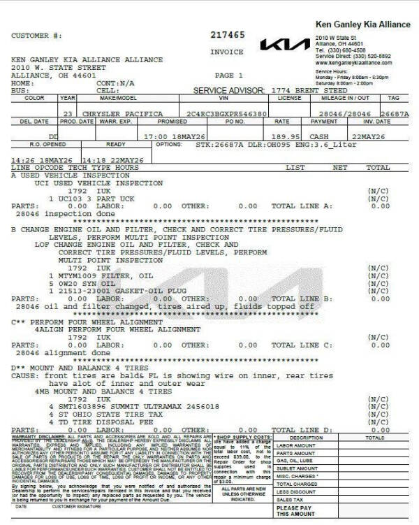 2023 Chrysler Pacifica Touring L