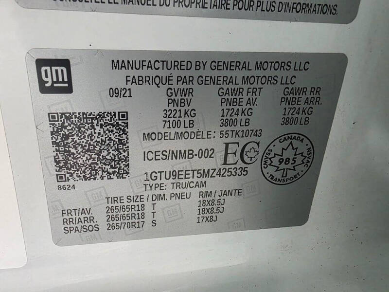 2021 GMC Sierra 1500