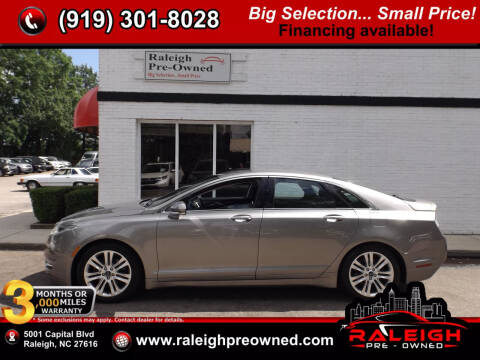 2016 Lincoln MKZ for sale at Raleigh Pre-Owned in Raleigh NC