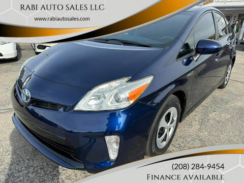 2012 Toyota Prius for sale at RABI AUTO SALES LLC in Garden City ID