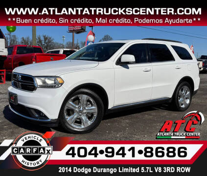 2014 Dodge Durango for sale at ATLANTA TRUCK CENTER LLC in Doraville GA