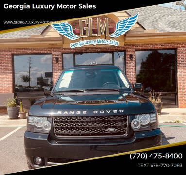 2012 Land Rover Range Rover for sale at Georgia Luxury Motor Sales in Cumming GA