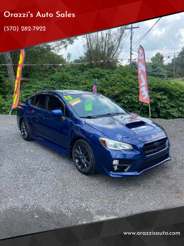 2015 Subaru WRX for sale at Orazzi's Auto Sales in Greenfield Township PA