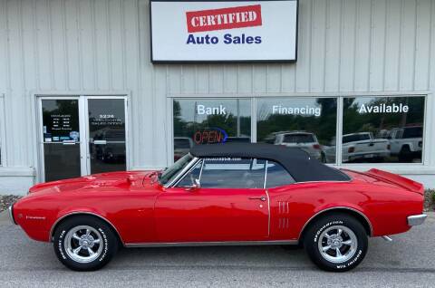 1967 Pontiac Firebird for sale at Certified Auto Sales in Des Moines IA