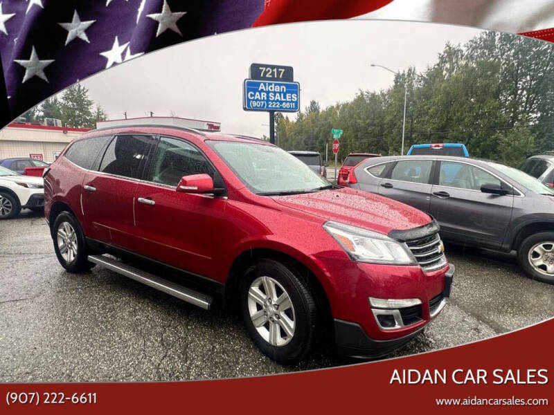 2014 Chevrolet Traverse for sale at AIDAN CAR SALES in Anchorage AK