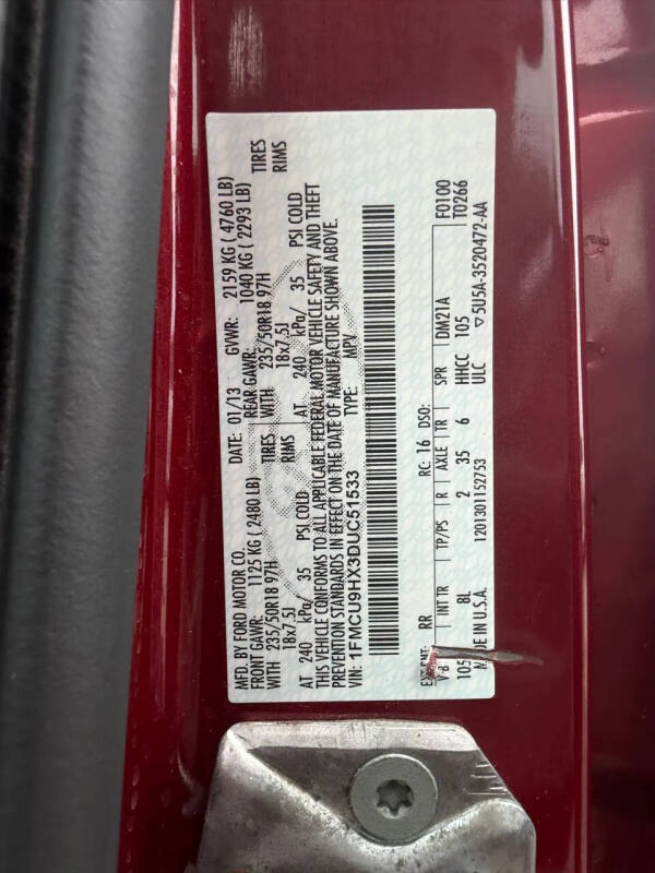 2013 Ford Escape SEL