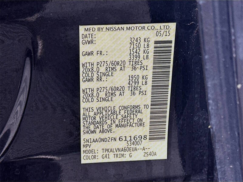2015 Nissan Armada SL