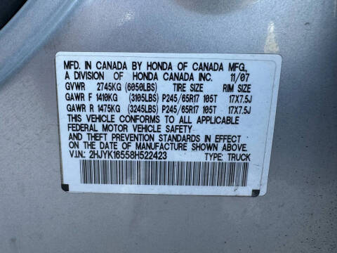 2008 Honda Ridgeline