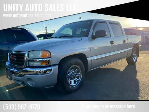 2007 GMC Sierra 1500 Classic for sale at UNITY AUTO SALES LLC in Salem OR