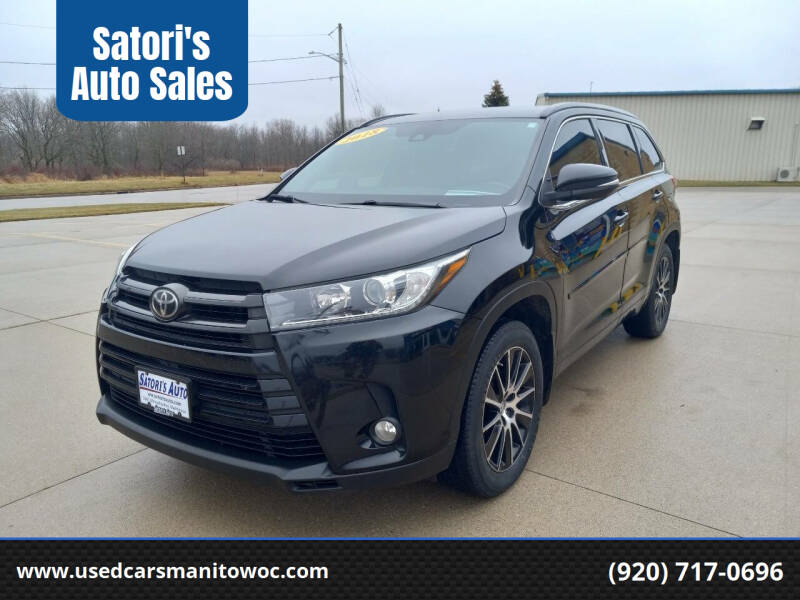 2018 Toyota Highlander for sale at Satori's Auto Sales in Manitowoc WI