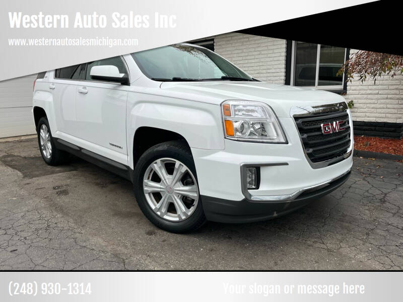 2017 GMC Terrain for sale at Western Auto Sales Inc in Farmington Hills MI