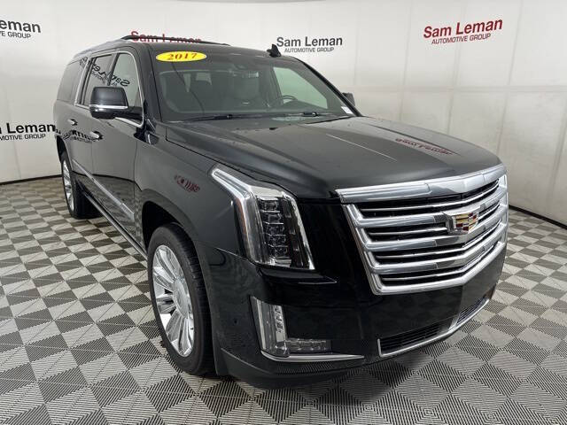 Used 2017 Cadillac Escalade ESV Platinum with VIN 1GYS4KKJ0HR240522 for sale in Bloomington, IL