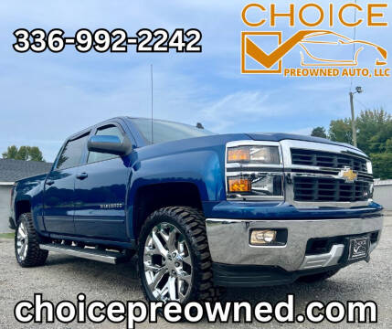 2015 Chevrolet Silverado 1500 for sale at CHOICE PRE OWNED AUTO LLC in Kernersville NC