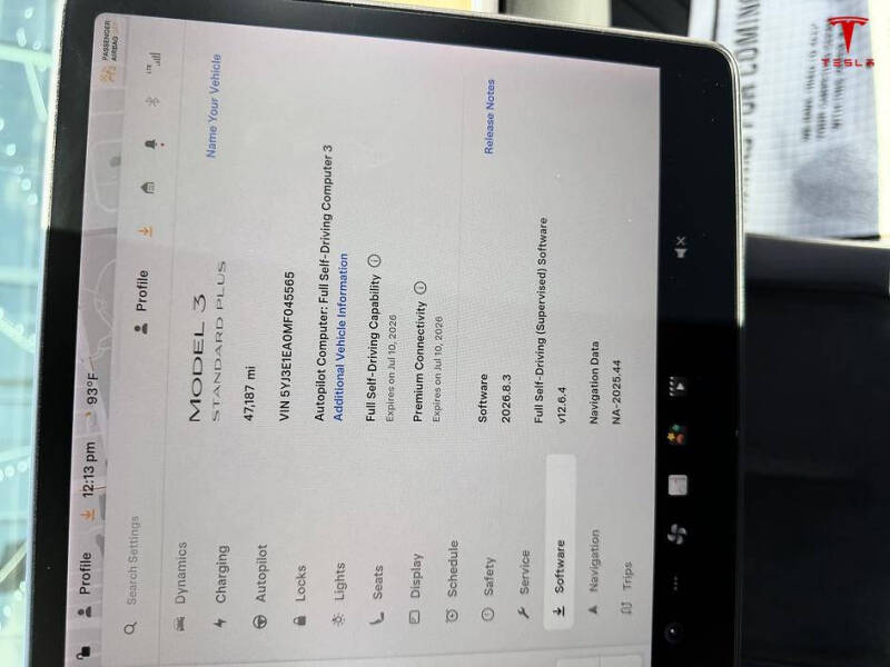 2021 Tesla Model 3 Standard Range Plus