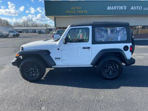 2022 Jeep Wrangler for sale at Martin's Auto in London KY