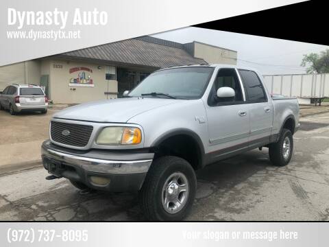 2002 Ford F-150 for sale at Dynasty Auto in Dallas TX