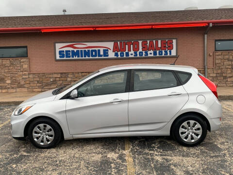 2017 Hyundai Accent for sale at Seminole Auto Sales in Seminole OK