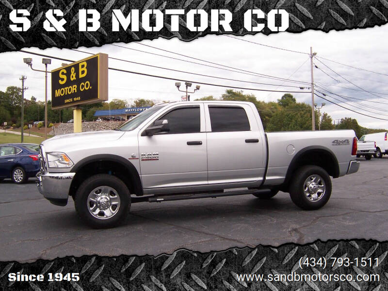 2017 RAM 2500 for sale at S & B MOTOR CO in Danville VA