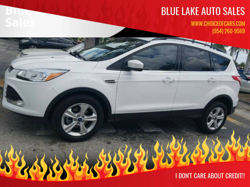 2016 Ford Escape for sale at Blue Lagoon Auto Sales in Plantation FL