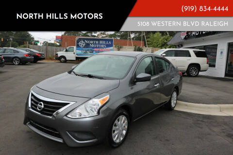 2019 Nissan Versa for sale at NORTH HILLS MOTORS in Raleigh NC