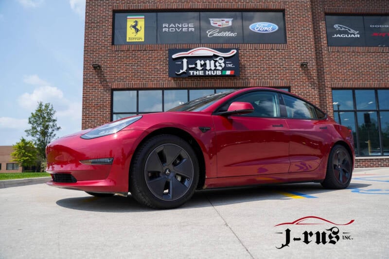 2021 Tesla Model 3 for sale at J-Rus Inc. in Shelby Township MI