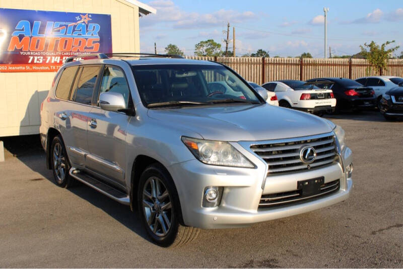 2014 Lexus LX 570 for sale at ALL STAR MOTORS INC in Houston TX