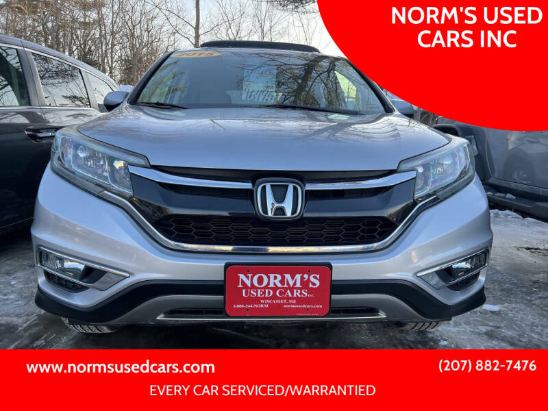 2015 Honda CR-V for sale at NORM'S USED CARS INC in Wiscasset ME