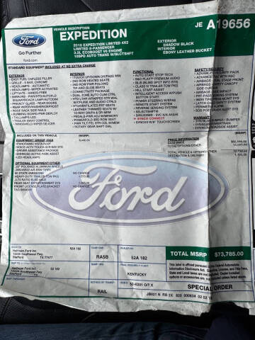 2018 Ford Expedition Limited