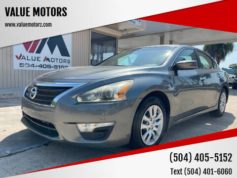 2015 Nissan Altima for sale at VALUE MOTORS in Kenner LA