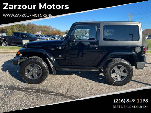 2015 Jeep Wrangler for sale at Zarzour Motors in Chesterland OH