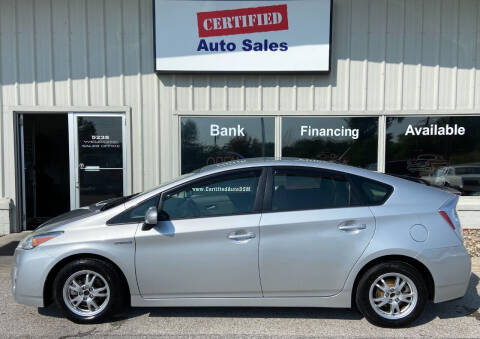 2010 Toyota Prius for sale at Certified Auto Sales in Des Moines IA
