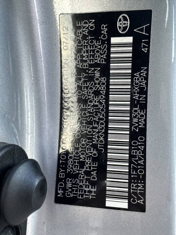 2012 Toyota Prius Four