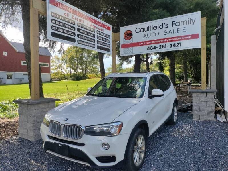 2017 BMW X3 for sale at Caulfields Family Auto Sales in Bath PA
