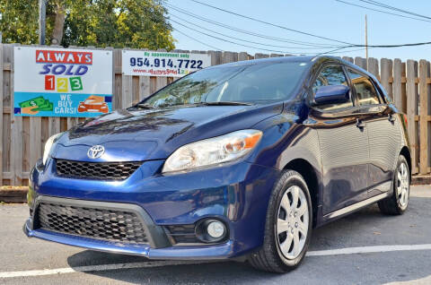 2012 Toyota Matrix for sale at ALWAYSSOLD123 INC in Fort Lauderdale FL