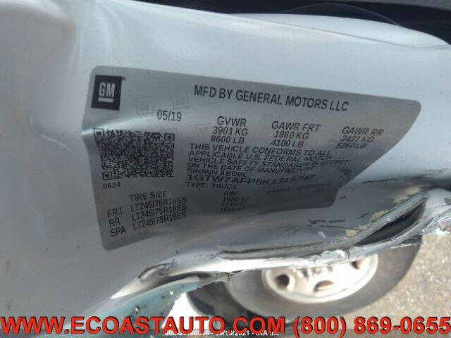 2019 GMC Savana 2500