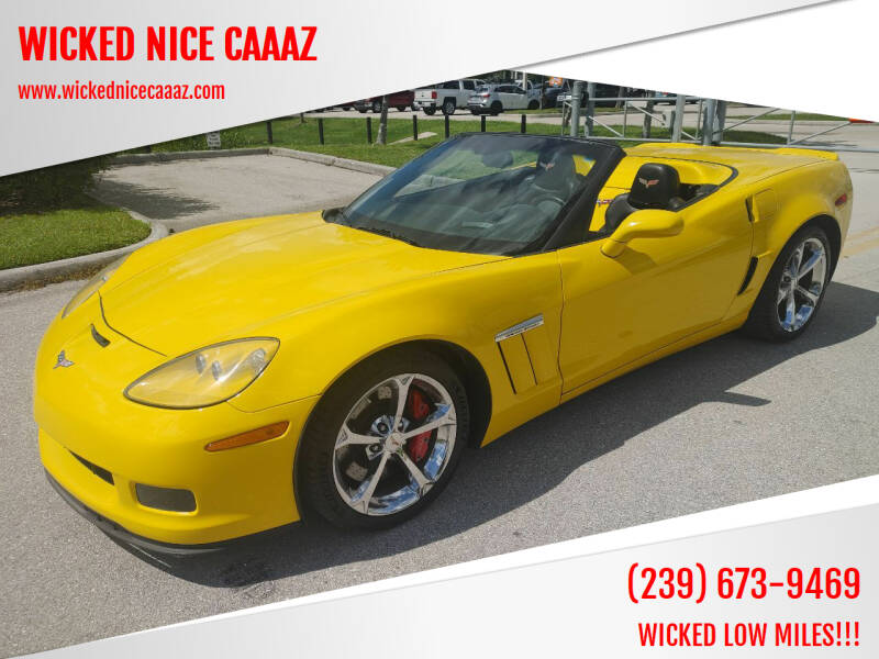 2013 Chevrolet Corvette for sale at WICKED NICE CAAAZ in Cape Coral FL